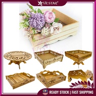 VRstar Dulang Hantaran Kahwin Kotak Hantaran Kayu Wooden Gift Box Wedding Gift Tray Bekas Hantaran