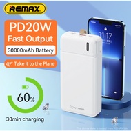 FAST CHARGING QC+PD 30000mAh Power Bank REAMX RPP289 POWERBANK Quick Charge + Power Delivery