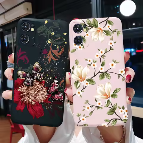 For OPPO Reno 7 Cover Case for Oppo Reno 8 4G Phone Casing Matte Soft TPU Silicone Shell for OPPO F2