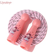 UPSTOP Skipping Ropes, Plastic Handle Exercise Jump Rope, Cartoon Sport Equipment Training Cotton Rope Adjustable Jump Rope Primary