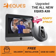 🇸🇬READY STOCK!🔥 Eques Door viewer VEIU Mini 3 A30 Free 32GB SD Card Digital WIFI Door viewer With In