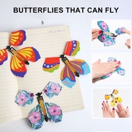 5PCS Magic Flying Butterfly Trick Magic Props Deformation Toy Surprise Prank Classic Creative Christmas Party Flying Butterfly Toys ชาร์จฟรี Flying Butterfly Toys