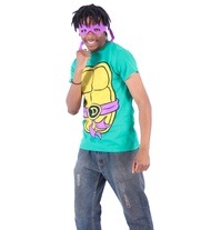 Teenage Mutant Ninja Turtles costume Green T-Shirt with Eye Mask Perfect For Christmas and Halloween