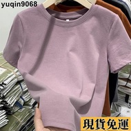 210g 40 Pcs Odal 92 Cotton 8 Spandex Short Sleeve T-Shirt Tight High Elastic Blank Version Female Ta