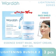 WARDAH PAKET BUNDLING LIGHTENING-LIGHTNING 3 in 1 sheet mask