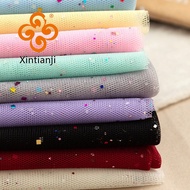 Mint tulle fabric of sewing dress mesh lace glitter fabric for DIY wedding decoration  0.5 meters/1 