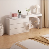 🔥【SG】Drawer Cabinet Solid Wood Bedside Table Solid Wood Chest of Drawers Chest of Drawer Modern Lock