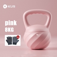 แข็ง เคตเทิลเบล 4kg/6kg/8KG เคตเทิลเบลล์แข็ง KUS จับง่ายกระชับมือ weight training kettlebell แบบนิ่ม
