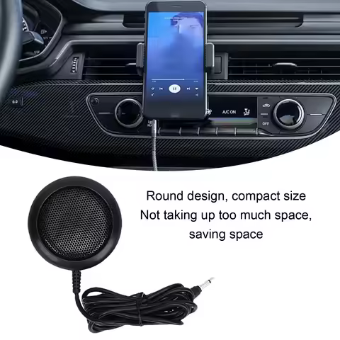 Car Radio External Speaker Fit for YAESU FT-1802M FT-1807M FT-1900R FT-1907R FT-7800R Round 3.5mm Pl