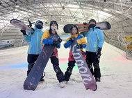 新竹-小叮噹科學主題樂園| 平日滑雪體驗課兌換券-SKI雙板