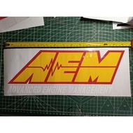 AEM Vinyl Cut Sticker