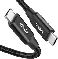 NIMASO USB C 3.1 Gen 2 Cable 10Gbps Data Transfer, 4K Video Output Monitor Cable100W PD Fast Chargin