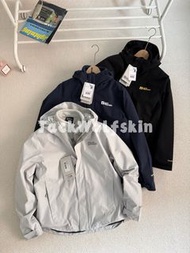 全新JackWolfskin秋冬新款CRUSH‘IN情侶三合一衝鋒衣JackWolfskin 外套 JackWolfskin jacket