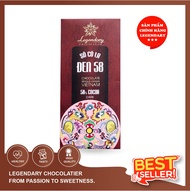 Socola Legendary - Socola Đen 58 - 100% cacao nguyên chất 85g