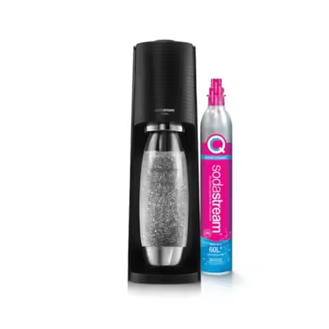 Sparkling Water Machine Soda 1 Litre Bottle Stainless Steel Finish Dishwasher Safe 60 L Gas Refill C