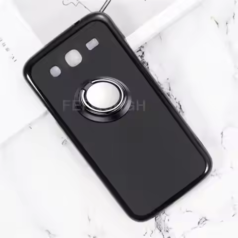 For Samsung Galaxy Mega 5.8 i9150 GT-i9150 GT-i9152 Back Ring Holder Bracket TPU Soft Silicone prote