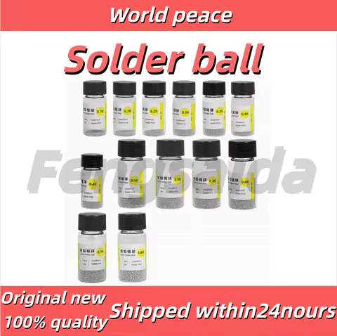 A Bottle of 25,000 0.2 0.25 0.3 0.35 0.4 0.5 0.6 0.76 0.35mm Leaded Solder Balls Sn63/Pb37