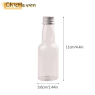 ChicHaven ขวดเหล้าพลาสติกขนาดเล็กขวดเครื่องดื่มแอลกอฮอล์ขนาดเล็กพร้อมฝาปิดขวดเครื่องดื่มใส