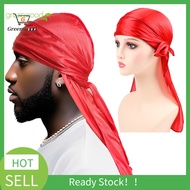 GRE Wide Headwrap for Compression High-quality Durag Set 2 Pcs Silky Durag Set for Men and Women Lon