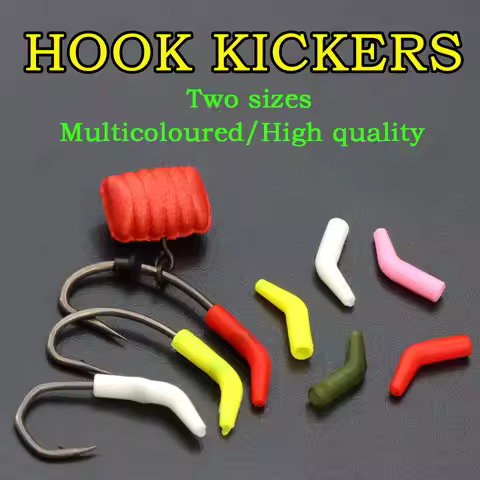 20pcs Carp Fishing Hook Kickers Hair Rig Terminal Tackle Hooklink Aligner D Rig Fishing Accessories 