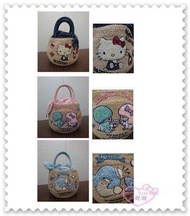 ♥小花花日本精品♥ Hello Kitty 品牌合作 包包 手提包 手提袋 午餐袋 (預購)
