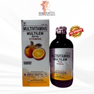 MULTILEM  SYRUP Multivitamins for Kids 120ml Orange Flavor