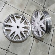 PUTIH TAD Extreme Matic White Mio Wide Tread Rim Set 215x250 Ring 14 Front Rim Rim Variations Blkg