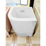 Alco - Bak Air Mandi Sudut Luxury Fiber Glass 120 Liter 120 Ltr White