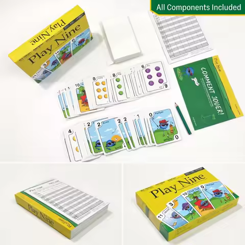 Play Nine The Card Game of Golf fun strategy game families game night ages 8+ 2-6 players board game