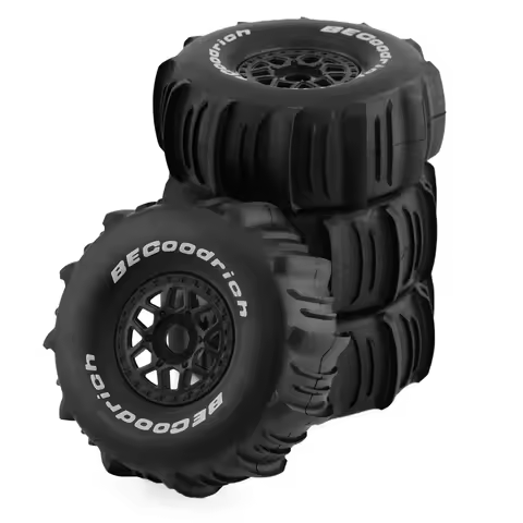 4pcs 1/7 Desert Short Course Truck and Sand Tire OD138mm 17mm Wheel Hex for ARRMA Mojave TRAXXAS UDR
