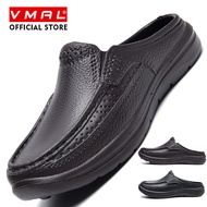 VMAL รองเท้าแตะผู้ชายกลางแจ้งรองเท้าส้นเตี้ยระบายอากาศรองเท้าลำลองผู้ชายแฟชั่นรองเท้าแตะขนาดใหญ่กันน