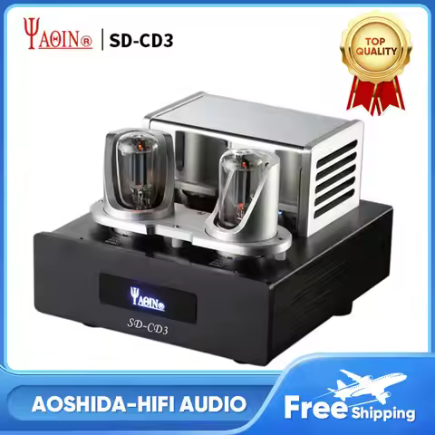 YAQIN SD-CD3 (CD3) 6N8P Stereo Tube Amplifier Audio Upgrade Tube Amplifier Buffer Processor Professi