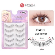 5 Pairs False Eyelashes Natural Thick Eye Lashes Big Eye Daily Eye Beginner Eyelash Extension Handma