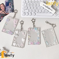 LANFY Acrylic Photocard Holder, 2.7x4.1 Inch Transparent Photo Card Case, Picture Display Stand Prot