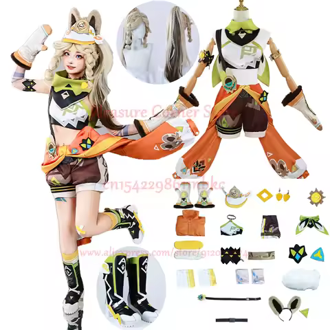 IN STOCK Kachina Cosplay Costume Game Genshin Impact Kachina Cosplay Outfit Costume Full Set Anime C
