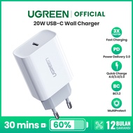 Cốc sạc nhanh UGREEN USB C 20W Power Delivery Fast Charger for 12 Samsung Xiaomi Huawei - HSHOP- HS