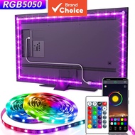 USB 5V LED,APP,,RGB5050,。 Lampu LED USB 5V untuk TV dengan Kawalan Aplikasi, Jalur Pita Lentur RGB50