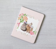 花環 兔子 iPad 保護套 殼 筆槽翻蓋 11代 Air 7 mini 7 pro 13吋