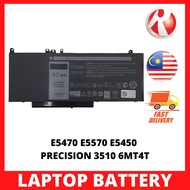 Del LATITUDE E5470 E5570 E5450 PRECISION 3510 6MT4T 7.6V 62WH  REPLACEMENT BATTERY