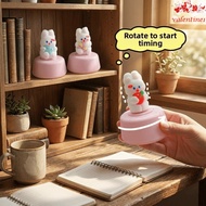 VALENTINE1 Mechanical Kitchen Timer, Cute 60 Minute Rabbit Timer, Portable Practical Management Time