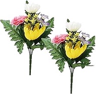 Poppy Nagoya C25-84 Artificial Flowers, For Buddhist Altar, Large, Approx. 9.1 inches (23 cm), Obon 