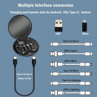 ชุดสายเคเบิลอะแดปเตอร์ชาร์จ USB หลายตัว: การเชื่อมต่ออเนกประสงค์พร้อมกล่องอะแดปเตอร์สายเคเบิล USB C 