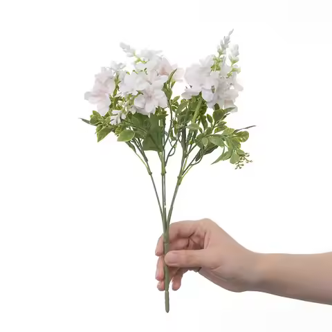 5 Branch Yucca Gloriosa Artificial Flowers Wedding Home Festival Decorations Wreath Bridal Bouquet C