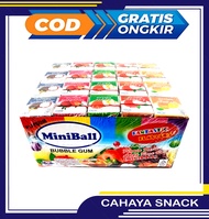 Permen MiniBall ( Permen Karet Aneka Rasa Buah Isi 100 PCS )
