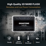 Gigastone SATA SSD 256GB (5-Pack) 2.5 inch SSD 510MB/s upgrade Laptop PC Memory and Storage PS4 HDD 
