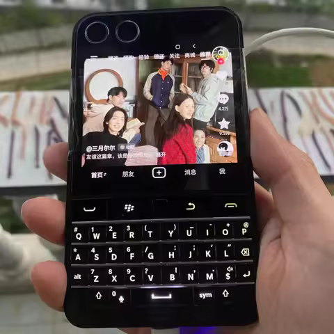For Black&Berry Q10 Bluetooth Keyboard+Xiaomi Mixflip 2 Phone Case Gamers DIY Portable Phone Case Ke