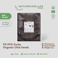Halvia: 10kg 99.99% Purity Organic Chia Seeds — NATURECARE.LIFE Wholefood Supplements