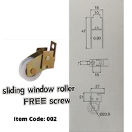 aluminum Window glass Roller 002 window roda tingkap kaca