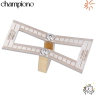 CHAMPIONO Dovetail Marker, Brass with Scale Dovetail Jig Guide, Stainless Steel 1:5/1:6/1:7/1:8 Slop