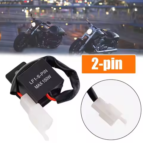 Motorcycle LED Flasher Relay Square Flashing Flasher Motorcycle Led Lights Turn Signal Indicator For
